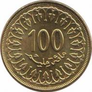  Тунис  100 миллимов 1997 [KM# 309] 