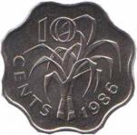  Свазиленд  10 центов 1986 [KM# 41] 