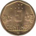 Перу  5 сентимо 1998 [KM# 304.2] 