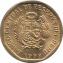  Перу  5 сентимо 1998 [KM# 304.2] 