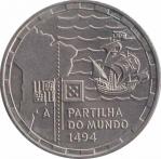  Португалия  200 эскудо 1994 [KM# 672] 500-летие с момента разделения зон влияния между Португалией и Испанией. 