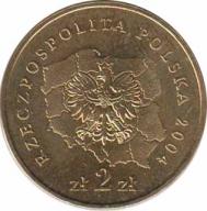  Польша  2 злотых 2004 [KM# 493] Силезское воеводство