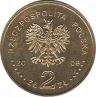  Польша  2 злотых 2009 [KM# 687] 65-летие Варшавского восстания - Бачинский и Гайцы