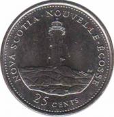  Канада  25 центов 1992 [KM# 231] Новая Шотландия. 