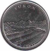 Канада  25 центов 1992 [KM# 220] Юкон. 