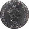  Канада  25 центов 1992 [KM# 234] Квебек. 