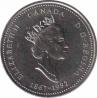  Канада  25 центов 1992 [KM# 221] Альберта. 