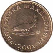  Македония  2 денара 2001 [KM# 3] 