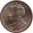  США  1 доллар 2013 [KM# 550] Вудро Вильсон