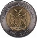  Намибия  10 долларов 2010 [KM# New] 