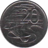  Австралия  20 центов 2007 [KM# 403] 