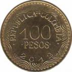  Колумбия  100 песо 2012 [KM# 296] 