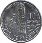  Гватемала  10 сентаво 2008 [KM# 277.6] 