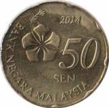  Малайзия  50 сенов 2014 [KM# New] 