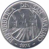  Сан-Марино  10 лир 1974 [KM# 33] F.A.O.. 
