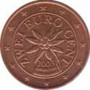  Австрия  2 евроцента 2003 [KM# 3083] 