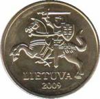  Литва  20 центов 2009 [KM# 107] 