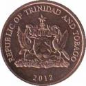  Тринидад и Тобаго  1 цент 2012 [KM# 29] 