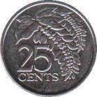  Тринидад и Тобаго  25 центов 2012 [KM# 32] 