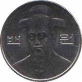  Южная Корея  100 вон 2011 [KM# 35.2] 