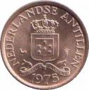  Нидерландские Антильские острова  1 цент 1975 [KM# 8] 