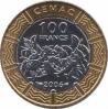  Центрально-Африканские Штаты  100 франков 2006 [KM# 15] 