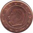  Бельгия  1 евроцент 2001 [KM# 224] 