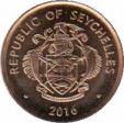  Сейшельские Острова  1 цент 2016 [KM# NEW] 