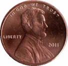  США  1 цент 2011 [KM# 468] 