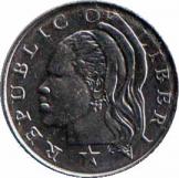  Либерия  25 центов 2000 [KM# 16b] 