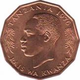  Танзания  5 сенти 1976 [KM# 1] 