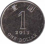  Гонконг  1 доллар 2013 [KM# NEW] 