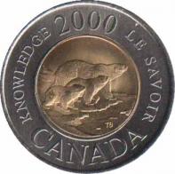  Канада  2 доллара 2000 [KM# 399] Знание