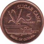  Гайана  5 долларов 2005 [KM# 51] 