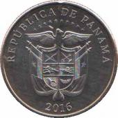  Панама  1/4 бальбоа 2016 [KM# NEW] Возвращение канала под контроль Панамы 1999