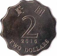  Гонконг  2 доллара 2015 [KM# NEW] 