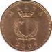  Мальта  1 цент 2004 [KM# 93] 