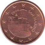  Сан-Марино  5 евроцентов 2006 [KM# 442] 
