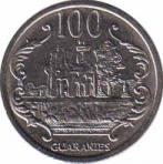  Парагвай  100 гуарани  2006 [KM# 177b] 
