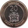  Ямайка  20 долларов 2001 [KM# 182] 