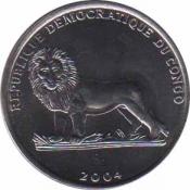  Конго  1 франк 2004 [KM# 159] Папа Иоанн Павел II. 