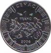  Центрально-Африканские Штаты  1 франк 2006 [KM# 16] 