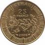  Центрально-Африканские Штаты  25 франков 2006 [KM# 20] 