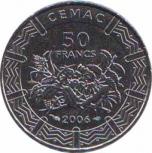  Центрально-Африканские Штаты  50 франков 2006 [KM# 21] 