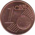  Германия  1 евроцент 2008-D [KM# 207] 