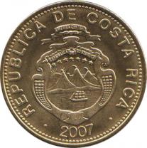  Коста-Рика  100 колон 2007 [KM# 240a] 