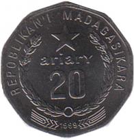  Мадагаскар  20 ариари 1999 [KM# 24.2] 