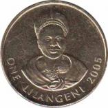  Свазиленд  1 лилангени 2005 [KM# 45] 