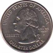  США  25 центов 2005.10.14 [KM# 374] Штат Западная Виргиния