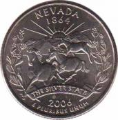  США  25 центов 2006.01.31 [KM# 382] Штат Невада